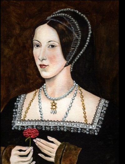 Portrait of Anne Boleyn, 1550.